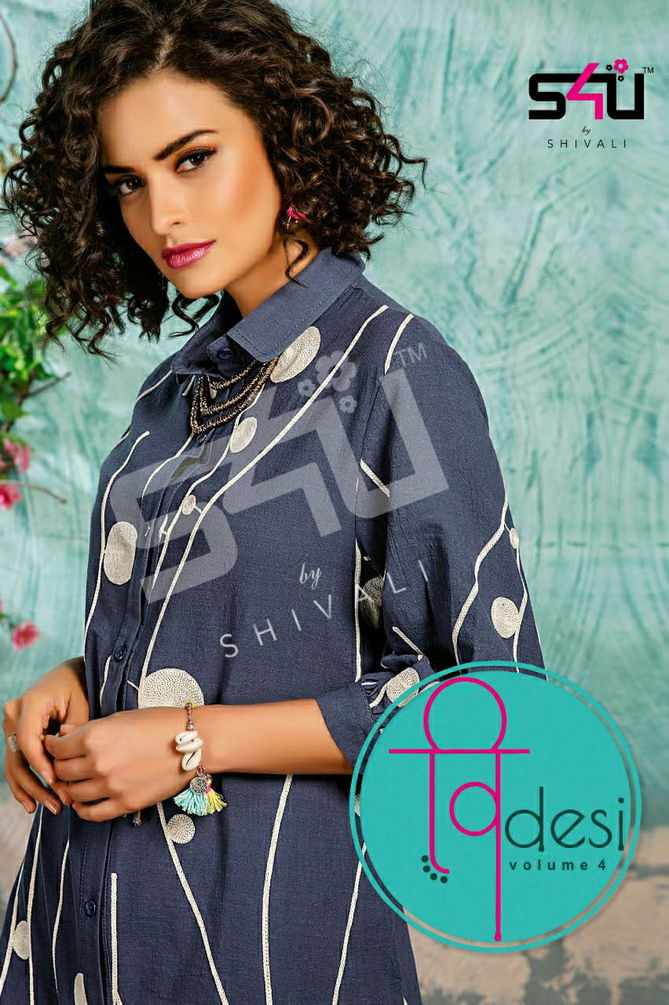 S4u V Desi Vol 4 Western Ladies Top Catalog
